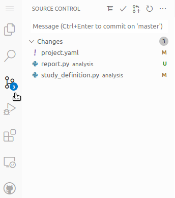 Opening Source Control in
Gitpod.